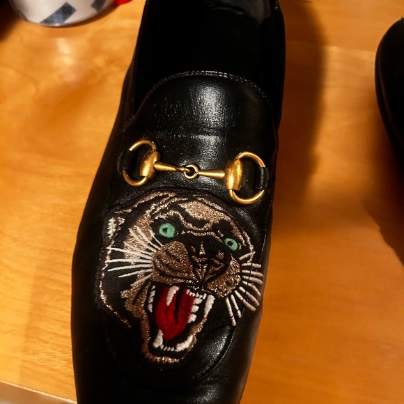 Gucci Horsebit Panther Loafers - Picture 6 of 10